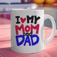 I Love My Mom And Dad Idea Shirt Graphic Print Coffee Mug