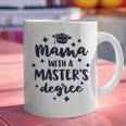 Mama With A Masters Degree Graduation Ceremony Mom Graphic Print Coffee Mug