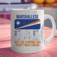 Marshallese Dad Marshall Islands Flag For Father's Day Graphic Print Coffee Mug