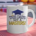 Masters Degree Proud Dad Graduation Shirt MBA Social Work Graphic Print Coffee Mug