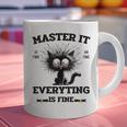 Masters Mastered It Graduate Master Degree Graduation Graphic Print Coffee Mug