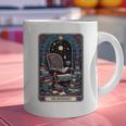 Mystical Library Book Reader The Introvert Tarot Card Graphic Print Coffee Mug Mystical Library Book Reader The Introvert Tarot Card Graphic Print Coffee Mug