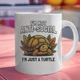 Not Anti Social Im Just A Turtle Sarcastic Introvert Humor Graphic Print Coffee Mug Not Anti Social Im Just A Turtle Sarcastic Introvert Humor Graphic Print Coffee Mug