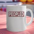All Peopled Out Introvert Joke Sarcastic Quote Premium Tri-Blend Graphic Print Coffee Mug