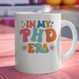 In My Phd Era Groovy Phd Graduation Future Doctor Graphic Print Coffee Mug