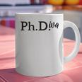 PhD Graduation Women Doctorate Degree PhDiva Graphic Print Coffee Mug