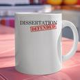 PhD Thesis Defense Graphic Doctoral Graduation Graphic Print Coffee Mug