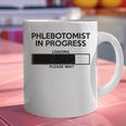 Phlebotomist In Progress Phlebotomy School Graduation Graphic Print Coffee Mug
