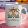 Pickleball-Shirt Just One More Game Dad Mom Women Men Graphic Print Coffee Mug
