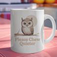 Please Chew Quieter Introvert Christmas Bird Lover Graphic Print Coffee Mug Please Chew Quieter Introvert Christmas Bird Lover Graphic Print Coffee Mug