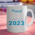 Proud Godfather Of Three 2023 Graduate 23 Class Graduation Graphic Print Coffee Mug