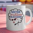 Proud Sister Queen Graduation Shirt African American Graphic Print Coffee Mug