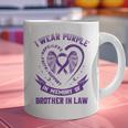Purple In Memory Of My Brother In Law Alzheimers Awareness Graphic Print Coffee Mug