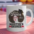 Queen Masters Degree Graduation Social Work MSW MPH Graphic Print Coffee Mug