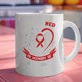 Red In Memory Of Grandma Heart Disease Awareness Month Raglan Baseball Tee Graphic Print Coffee Mug Red In Memory Of Grandma Heart Disease Awareness Month Raglan Baseball Tee Graphic Print Coffee Mug
