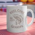 Reel Cool Great Grandpa Step Dad Fishing Father Day Graphic Print Coffee Mug Reel Cool Great Grandpa Step Dad Fishing Father Day Graphic Print Coffee Mug