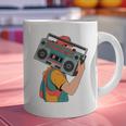 Retro 90s Boombox Nostalgia Party For Music Lovers Men Women Graphic Print Coffee Mug