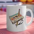 Retro Cassette Tape & Pencil Rewind Nostalgia Party 80s 90s Premium Graphic Print Coffee Mug