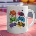 Retro Gamer Controller 80s 90s Video Game Arcade Nostalgia Graphic Print Coffee Mug