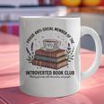 Retro Proud Introverted Book Club Anti Social Reader Graphic Print Coffee Mug Retro Proud Introverted Book Club Anti Social Reader Graphic Print Coffee Mug