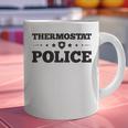 Thermostat Police Fun Dad Fathers Day Graphic Print Coffee Mug