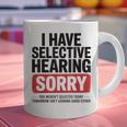 Sarcastic Sayings Introvert I Have Selective Hearing Graphic Print Coffee Mug Sarcastic Sayings Introvert I Have Selective Hearing Graphic Print Coffee Mug