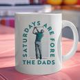 Saturdays For Dads Golfer Father's Day Graphic Print Coffee Mug