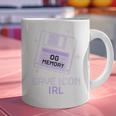 Save Icon IRL Retro Tech Humor Floppy Disk 90s Nostalgia Graphic Print Coffee Mug