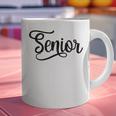 That Says Senior Cursive Script Graduation Graphic Print Coffee Mug
