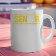 Senior 2018 Class President-School Colors Graduation Graphic Print Coffee Mug