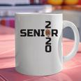Senior 2020 Football Graduation Shirt Graphic Print Coffee Mug