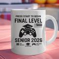 Senior 2026 Final Level Gamer Graduation 2026 Graphic Print Coffee Mug