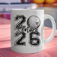 Senior 2026 Golf Player Heart Graduation Girls Teens Graphic Print Coffee Mug