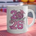 Senior 2026 Graduation Girls Coquette Pink Bow Class Of 2026 Premium Graphic Print Coffee Mug