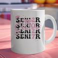 Senior 2027 Class Of 2027 Coquette Pink Bow Graduation 2027 Graphic Print Coffee Mug