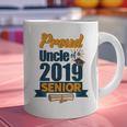 Senior Class Of 2019 Tshirt Graduation School Students Uncle Graphic Print Coffee Mug
