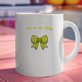 Senior Class Of 2026 Tennis Coquette Bow Graduation Premium Graphic Print Coffee Mug