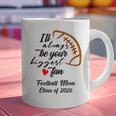 Senior Football Mom Class Of 2026 Graduation Graduate Graphic Print Coffee Mug