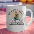 So Done With Being Interrupted Sick And Tired Introvert Premium Tri-Blend Graphic Print Coffee Mug