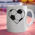 Soccer Ball Heart Idea For Mom Dad Kids T-Shirt Graphic Print Coffee Mug Soccer Ball Heart Idea For Mom Dad Kids T-Shirt Graphic Print Coffee Mug