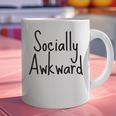 Socially Awkward Introvert Anxious Social Awkwardness Graphic Print Coffee Mug Socially Awkward Introvert Anxious Social Awkwardness Graphic Print Coffee Mug