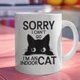 Sorry I Can't Go I'm An Indoor Cat Introvert Cats Graphic Print Coffee Mug Sorry I Can't Go I'm An Indoor Cat Introvert Cats Graphic Print Coffee Mug