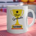 Star Graduate Second Grade Graduation Trophy Cup Graphic Print Coffee Mug