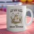 Stay At My Pad And Read Books Frog Introvert Reading Graphic Print Coffee Mug Stay At My Pad And Read Books Frog Introvert Reading Graphic Print Coffee Mug