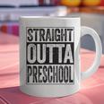 Straight Outta Preschool Shirt Boy Girl Graduation Graphic Print Coffee Mug