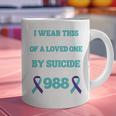 Suicide Prevention 988 Hotline In Memory Of Loved One Graphic Print Coffee Mug