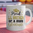Super Proud Little Brother 2025 Graduate Graduation Family Graphic Print Coffee Mug
