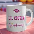 Super Proud Little Cousin Of 2025 Graduate Graduation Family Premium Tri-Blend Graphic Print Coffee Mug