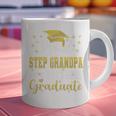Super Proud Step Grandpa Of 2025 Graduate Graduation Family Premium Graphic Print Coffee Mug
