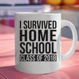 I Survived Home School Class Of 2018 Graduation Graphic Print Coffee Mug